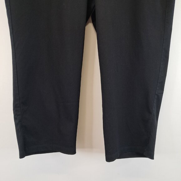 Chico’s Travelers Collection Pull On Crop Black Pants Size 16 - Picture 3 of 9